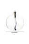 Hand-Blown Glass Paraffin Oil Lamp – Vintage-Inspired Clear Glass Lantern with Permanent Fiberglass Wick – Refillable & Smokeless Decorative Table Lamp for Home Decor, Weddings & Gifting
