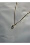 Zircon Stone Drop Model Elegant Steel Women's Necklace - 4