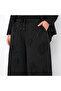 Plus Size Hooded Zippered Floral Embroidered Loose Fit Women's Bottom Top Set - 7