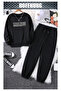 Unisex Casual Tracksuit Set Outdoor Full Swatshirt