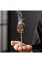 Elegant Metal Incense Burner, Decorative Holder for Sticks & Cones, Ash Catcher for Home Fragrance, Bakhoor, Meditation & Aromatherapy (Tall) - 5