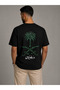 Saudi Arabia National Day Men's T-Shirt 100% Cotton Oversize Saudi National Day Printed Black T-Shirt