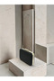 Black Striped Satin Silver Detailed Crystal Stone Chain Strap Women's Evening Dress Bag Wedding Engagement Graduation - 6