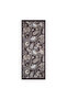Black and White Palace Ivy Patterned Tencel Shawl - 3