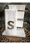 Checkered Letter S and Striped Kitchen Towel Set of 2 (30X50) - 7