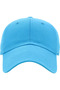 Solid Color Turquoise Gabardine Men's Hat - 5
