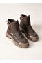 Flora Brown Fur Women's Boots - 4