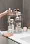 360 Degree Rotating Makeup and Jewelry Organizer – Transparent Cosmetic Organizer - 5