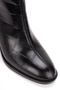 Women's Zippered Crocodile Patterned Thick Heeled Boots - 3