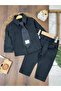 Tie-Up Lycra Jeans with Front Snap Fasteners 3-Piece Jeans Set for Baby Boy/Child - 2