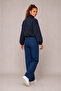 Women's Stand Collar Zippered Crop Jacket - 6