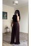 Mid-Waist Shalwar Detail Palazzo - 3