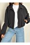 Women's Stand Collar Zippered Crop Jacket