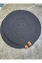 Luxury Presentation Set of 2 Plate Mats, Supla Food Serving Set, 100% Handmade Black