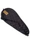 Leon premium 27 inch racket case black color with white polka dots