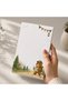 Cute Camping Bear Themed Czech Pull-Off Notepad 50 Sheets - Notepad - Memo Pad - 2
