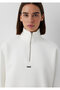 Half-Zip Sweatshirt Off-White - 3
