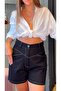 DENIM TAM KALIP ŞORT - 2