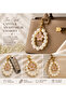 Flower Motif Pearl Keychain - 2