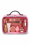 Transparent Makeup Bag Large Volume Cosmetic Bag with Carrying Handle 30X20X7 cm - 3