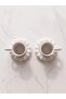 Fluffy Ring Handle Bubble Double Espresso and Cup Set -140 ml - 3