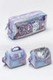 Girl's Cute and Cool 3-Piece School Bag Set - Backpack, Lunch Bag, Pencil Case - 7