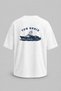 Oversize Tcg Gediz Dalgalar Arası V2 Pocket and Back Printed Unisex T-Shirt - 3