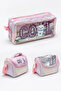 Girl's Cute and Cool 3-Piece School Bag Set - Backpack, Lunch Bag, Pencil Case - 7
