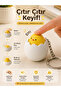 Set of 10 Clicker Chick Keychain Pushable Blue Switch Stress Relief Toy