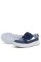 Rakerplus 4506-Blm Navy Blue White 100% Genuine Leather Velcro Children's Daily Sports School Shoes - 5
