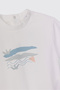 Baby Boy Printed Short Sleeve White T-Shirt - 3