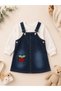 Denim Cherry Girls' Gilet 2-Piece Set 2 Years-5 Years - 2
