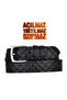 100% Genuine Leather, 4.2 cm Navy Blue Patterned Non-Foldable Denim Belt, Linen Belt 4Cm-Apo