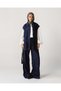 Dark Blue Sleeveless Denim Set - 3