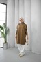 High-Neck Comfortable Cut Knitwear Tunic Anka261053