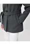 Baby Collar Short Jacket Anthracite - 5