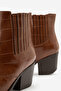Nova Women's Tan Crocodile Western Dallas Snap-On Boots - 6