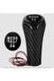 Bmw 5 Series E60, E61 5 Gear White Illuminated Gear Knob with Fiber Pattern - 2