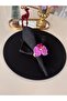 6 Pcs Purple Lilac Orchid Napkin Holder Table Napkin Ring Buckle Ring
