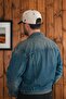 Equestrian Club Embroidered Unisex Premium Hat – Ecru/Black Adjustable Trucker Cap - 3