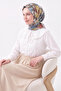 Lorena - Soft Scarf Flower - Dark Gray - 73156-16 - 3