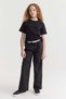 Girl's Double Waist Detailed Tie-Waist Pants - 6