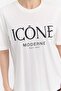 Women's Text Printed Basic T-Shirt - 7