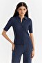 Women's Textured Short Sleeve Shirt