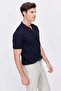 Men's Detailed Buttoned Knitwear Polo Collar T-Shirt - 4