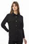 Women's Textured Shirt with Pockets - 4