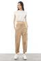 Women's Belted Pants with Buckle and Side Pockets Pt9112 - 5