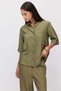 Women's Oversize Textured Double Sleeve Shirt - 2