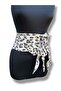 Léonie Leopard Print Leather Women's Belt - Standard Size - 5