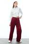 Satin Trousers with Elastic Waist - 5